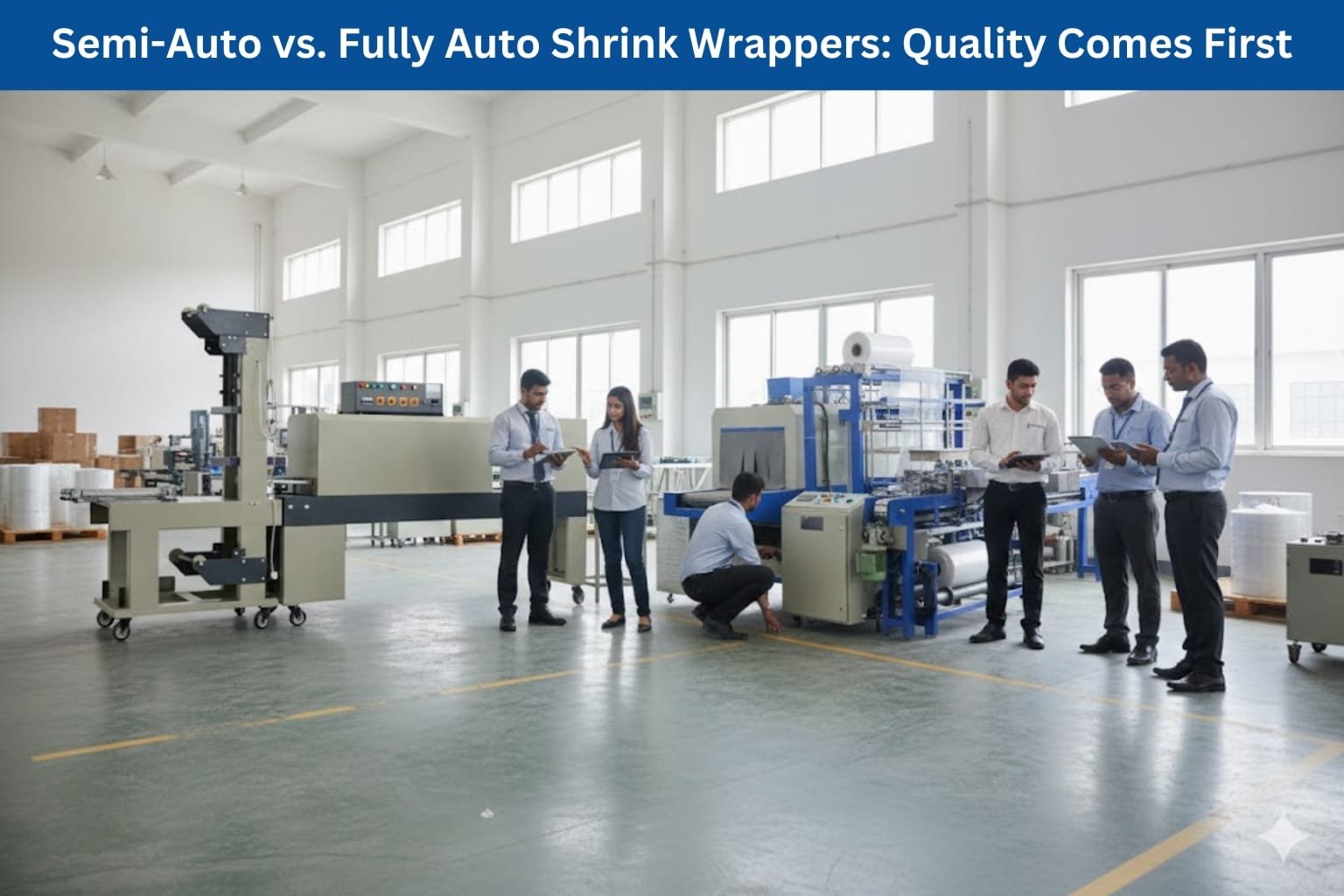 Semi-Auto vs. Fully Auto Shrink Wrappers: Quality Comes First