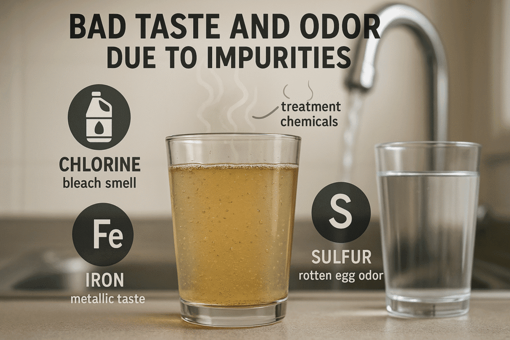 Bad Taste and Odor Due to Impurities