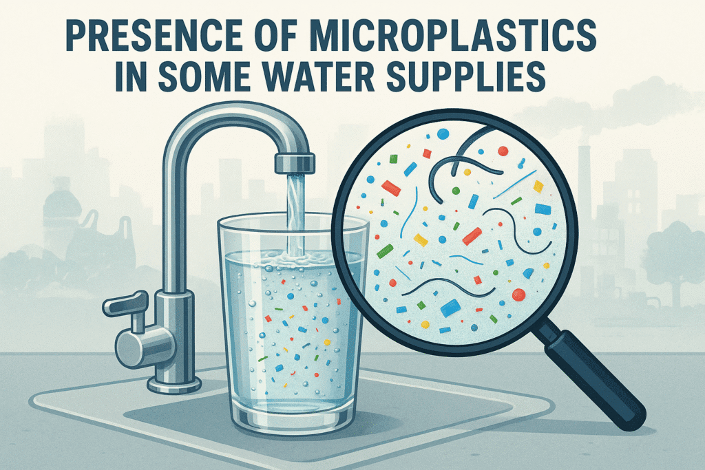 Presence of Microplastics in Some Water Supplies