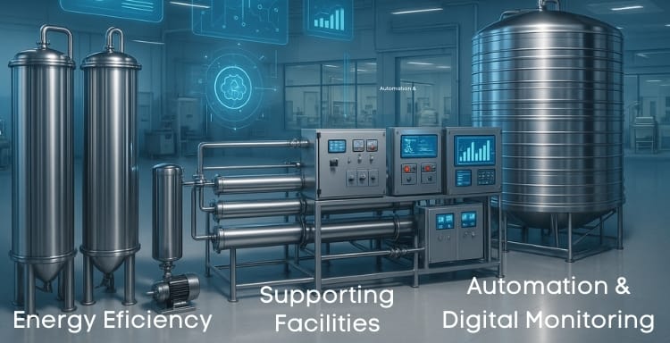 Modern Industrial Water Treatment Plant