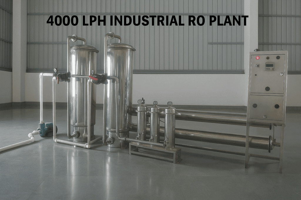 4000 LPH Industrial RO Plant