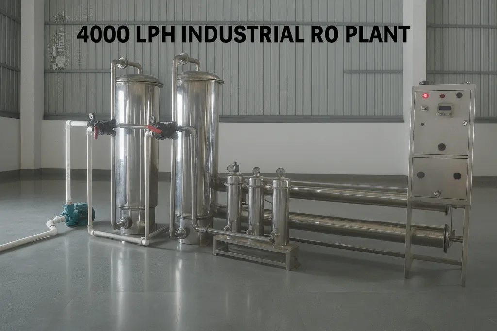4000 LPH Industrial RO Plant