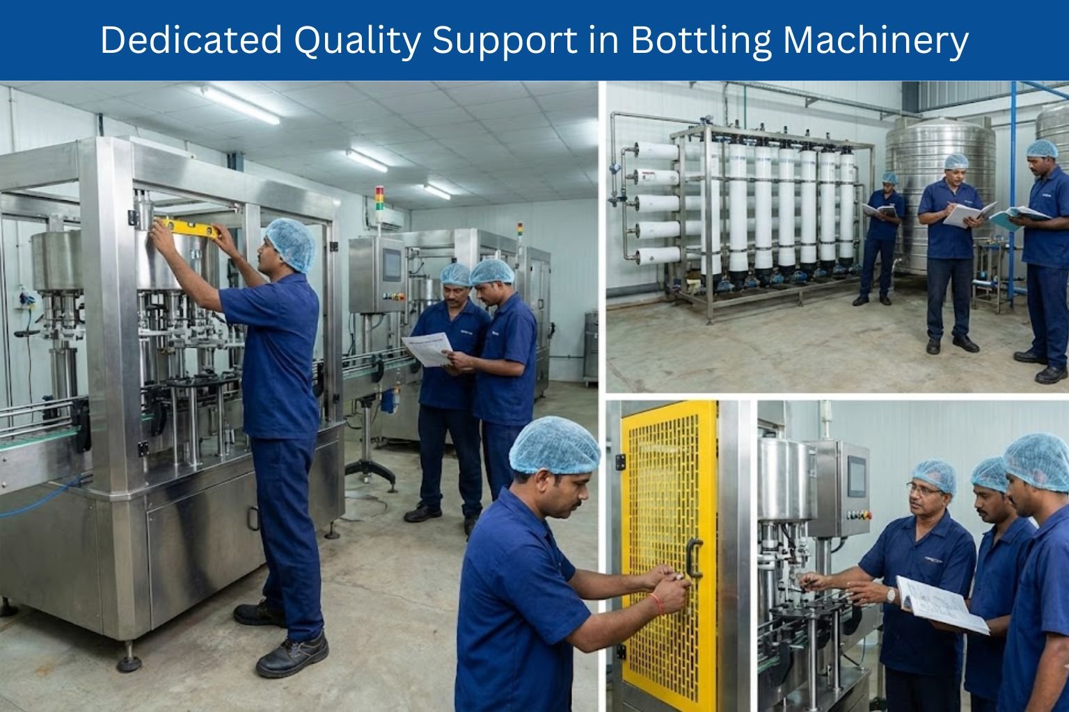 Dedicated Quality Support in Bottling Machinery