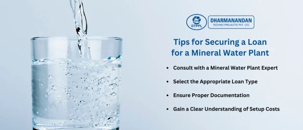 Tips for Securing a Loan Mineral Water Plant