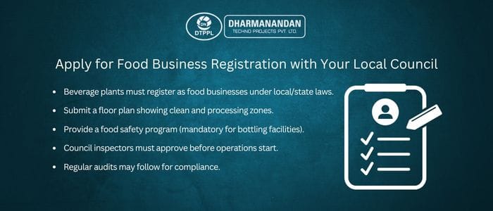 Apply for Food Business Registration with Your Local Council