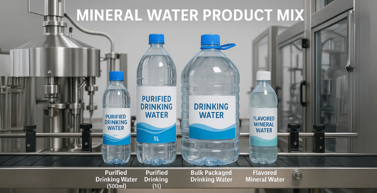 Mineral Water Product Mix