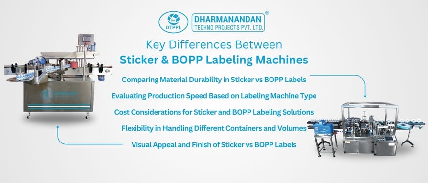 Sticker & BOPP Labeling Machines Key Differences