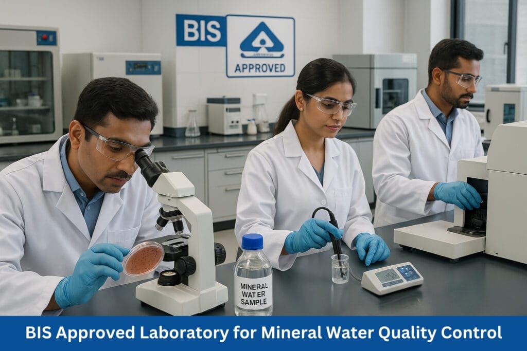 BIS Approved Laboratory for Mineral Water Quality Control