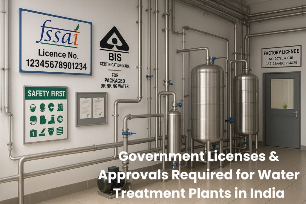 Government Licenses & Approvals Required for Water Treatment Plants in India?