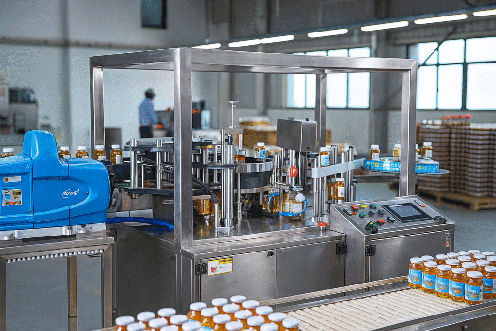 Industrial BOPP Label Applicator for Jars and Vials