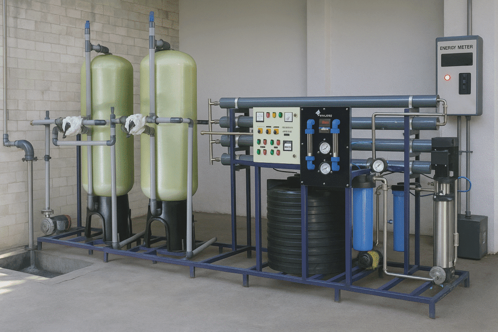 What are the environmental impacts of an Industrial RO Plant?