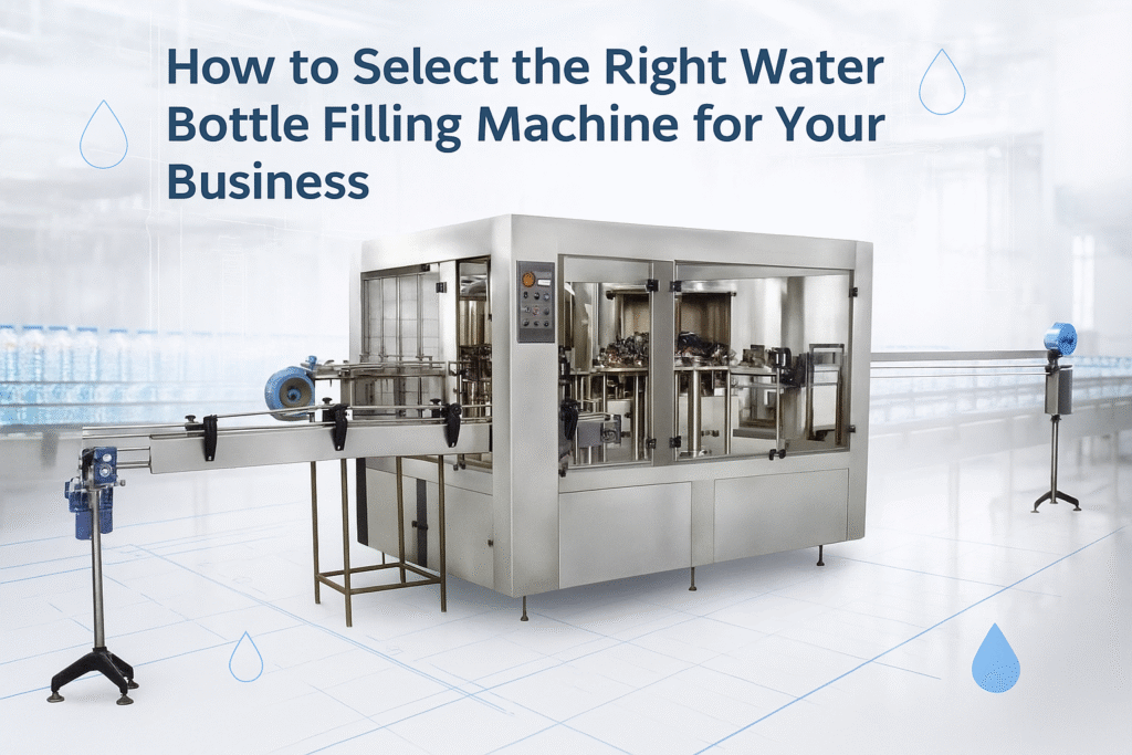 How to Select the Right Water Bottle Filling Machine for Your Business