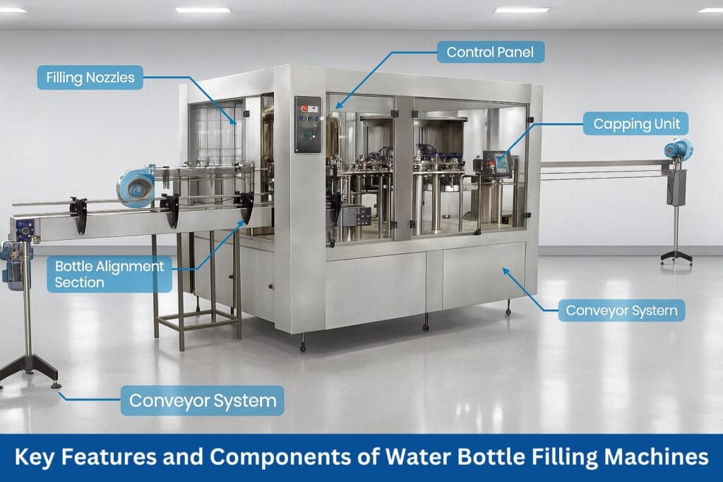 Key Features and Components of Water Bottle Filling Machines