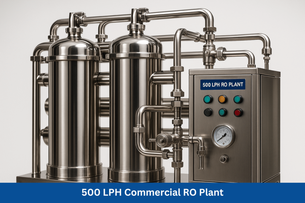 500 LPH Commercial RO Plant