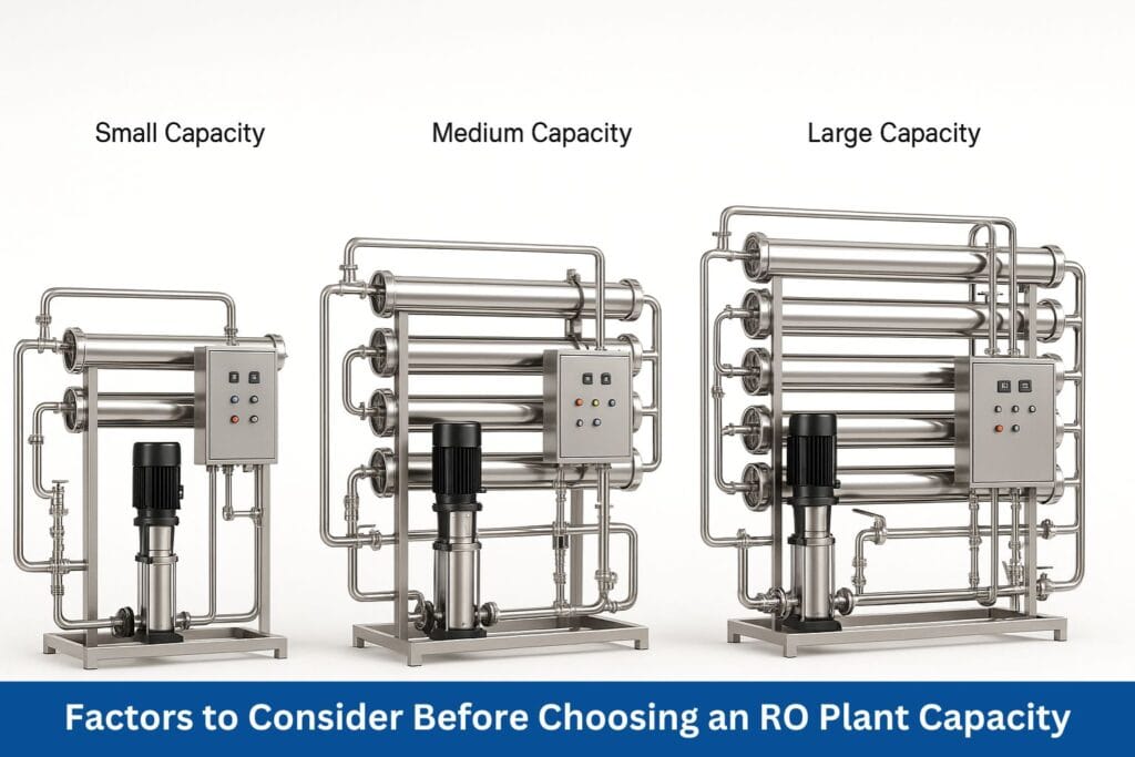 Key Factors to Consider Before Choosing an RO Plant Capacity