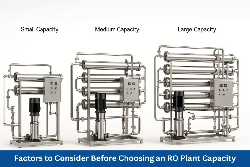 Key Factors to Consider Before Choosing an RO Plant Capacity