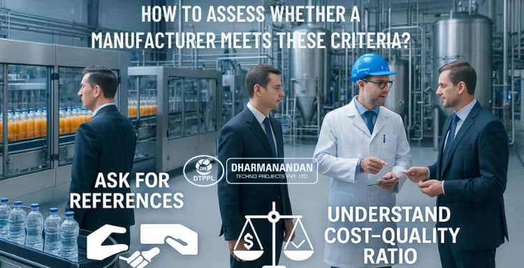 How to Access Wheather a Manufacturer Meets These Criteria