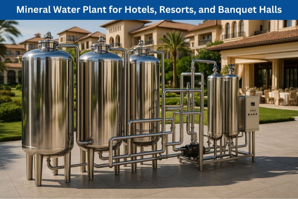 Mineral Water Plant for Hotels, Resorts, and Banquet Halls
