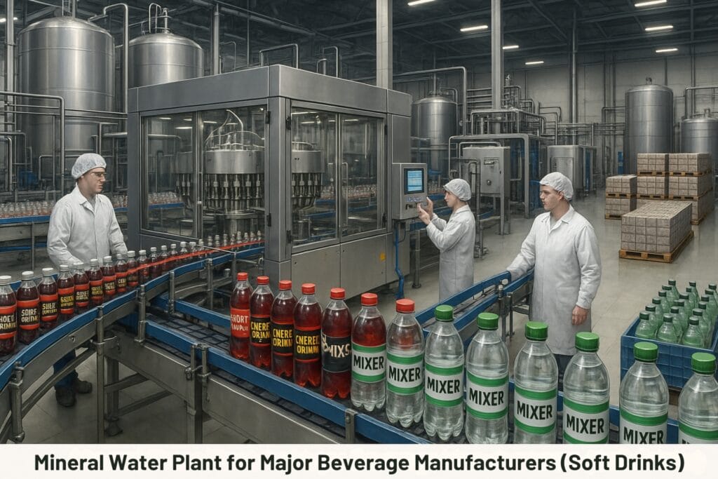 Mineral Water Plant for Major Beverage Manufacturers (Soft Drinks)