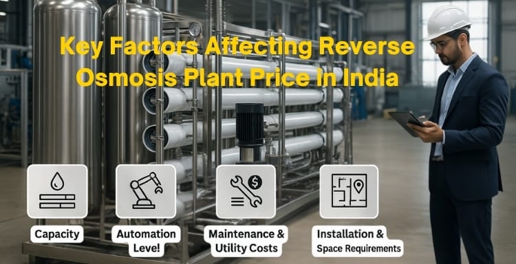 Key Factors Affecting Reverse Osmosis Plant Price in India