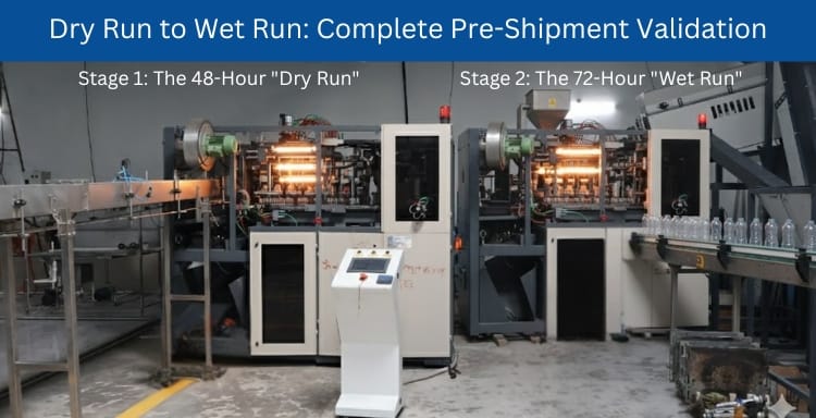 Dry Run to Wet Run Complete Pre-Shipment Validation