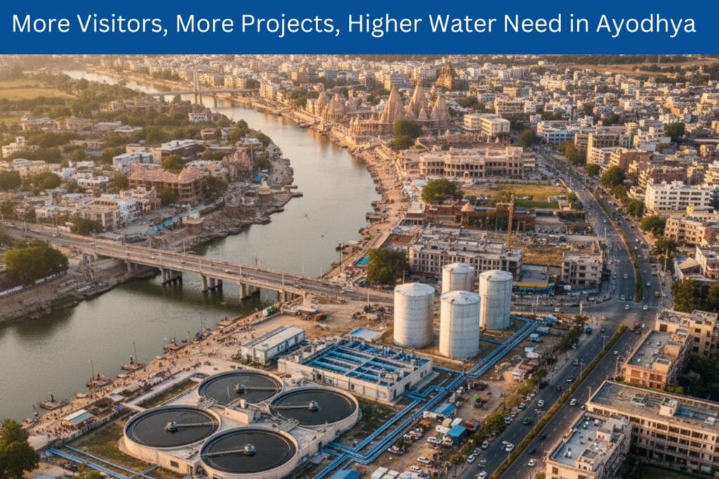 More Visitors, More Projects, Higher Water Need in Ayodhya
