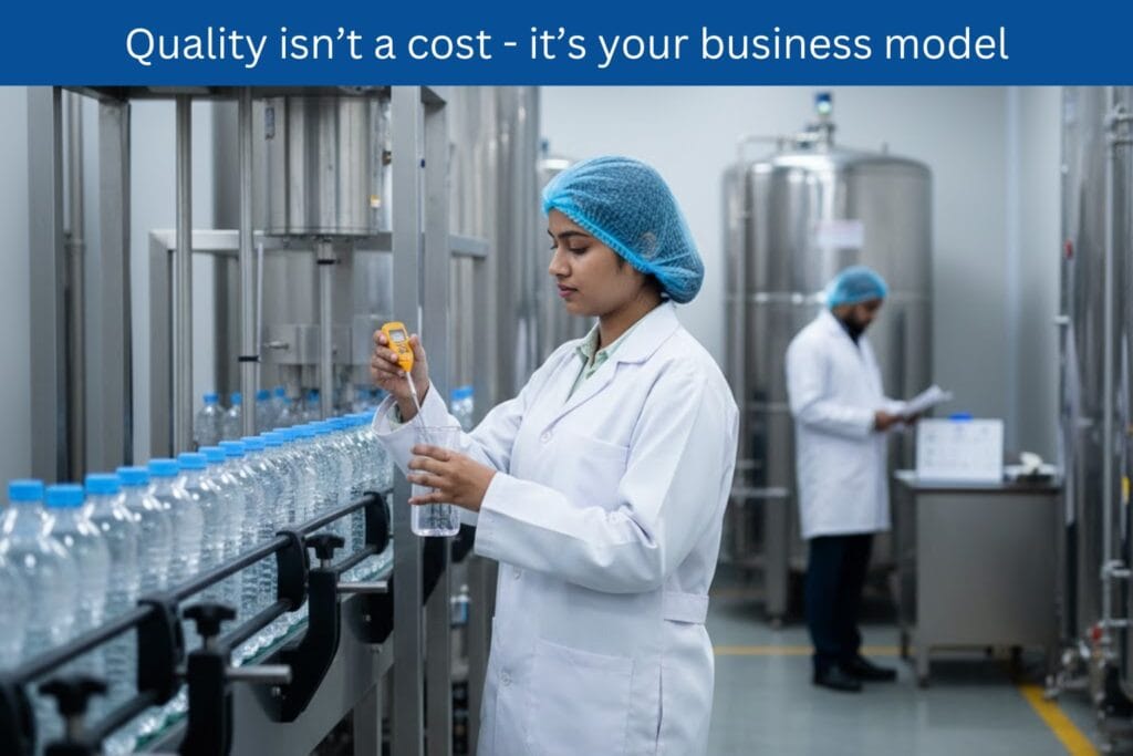 Quality isn’t a cost - it’s your business model.