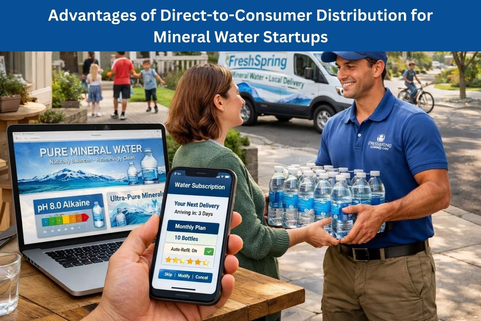 Direct to Consumer Distribution Mineral Water Startups