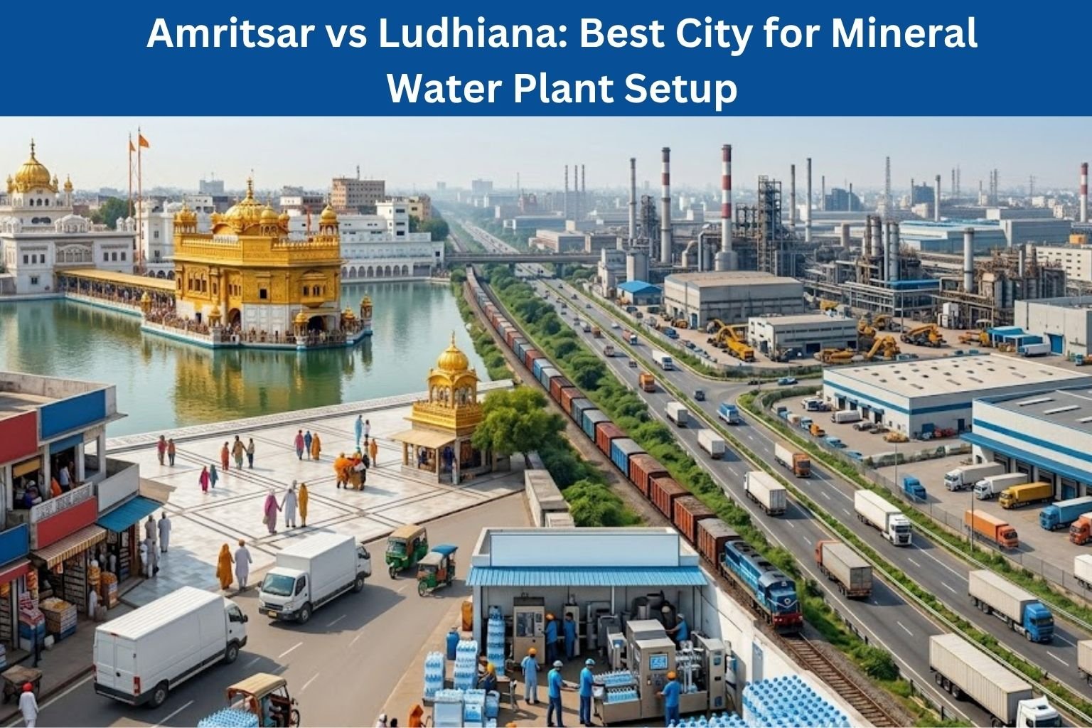 Amritsar Ludhiana Best City for Mineral Water Plant Setup