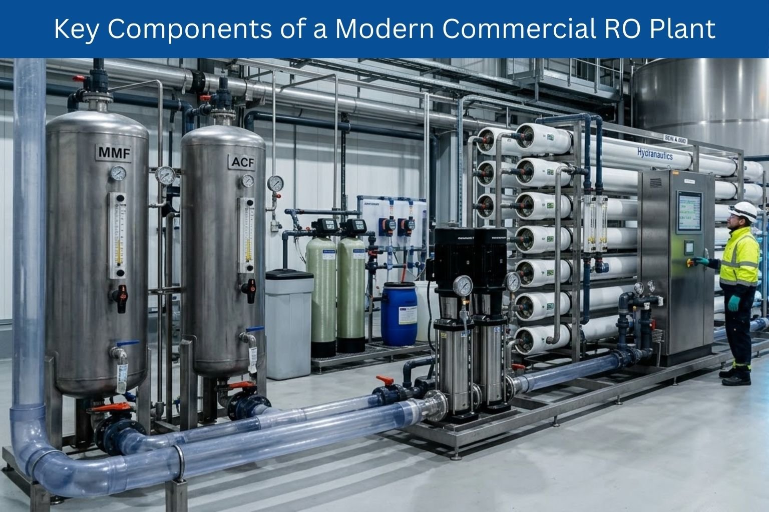 Key Components of a Modern Commercial RO Plant