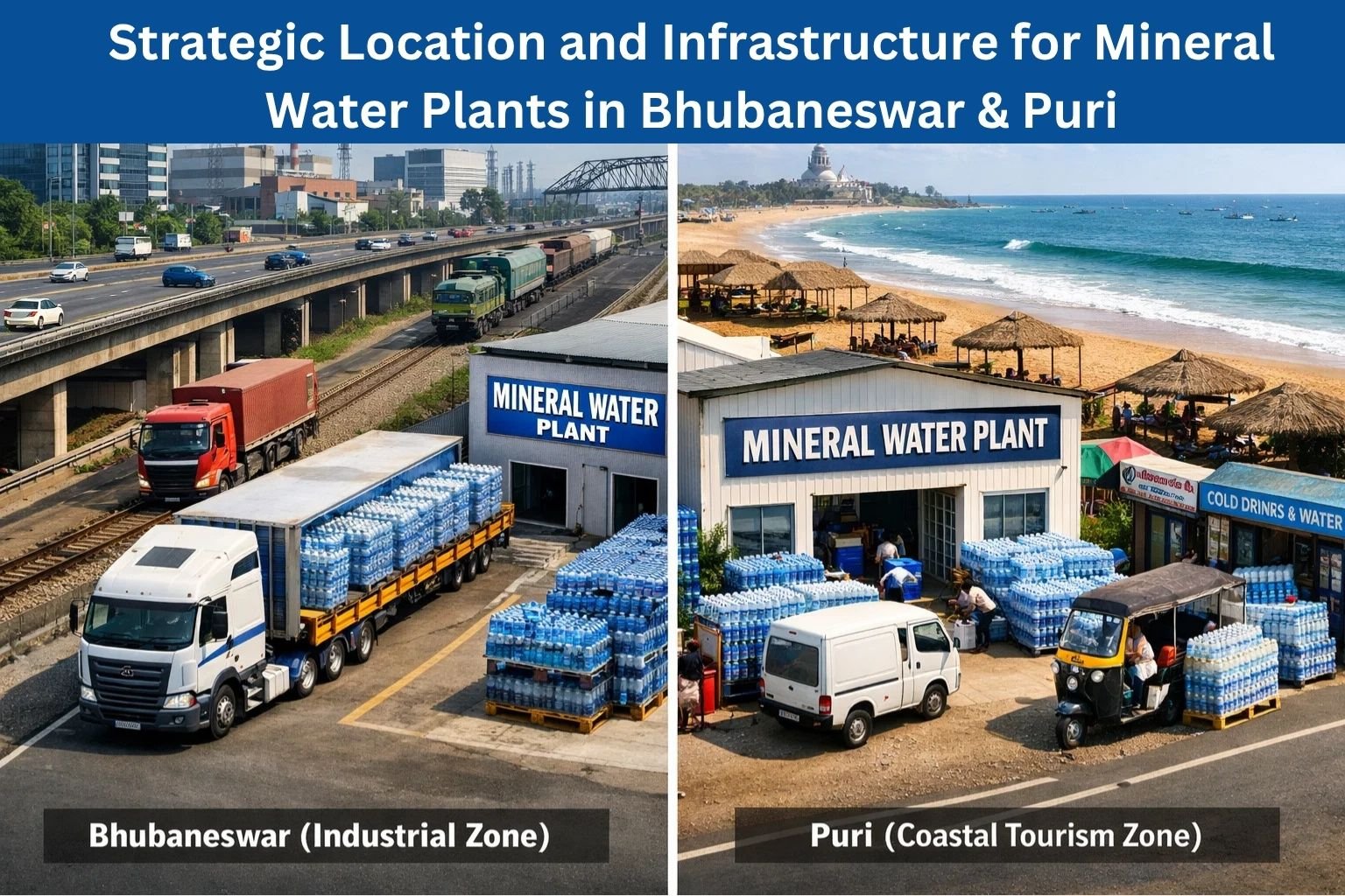 Strategic Location Infrastructure Mineral Water Plants Bhubaneswar Puri