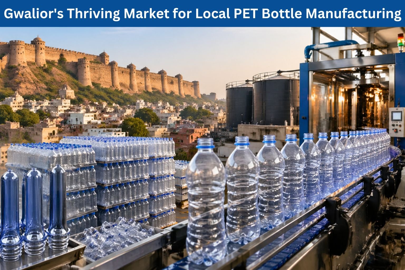 Gwalior Thriving Market Local PET Bottle Manufacturing