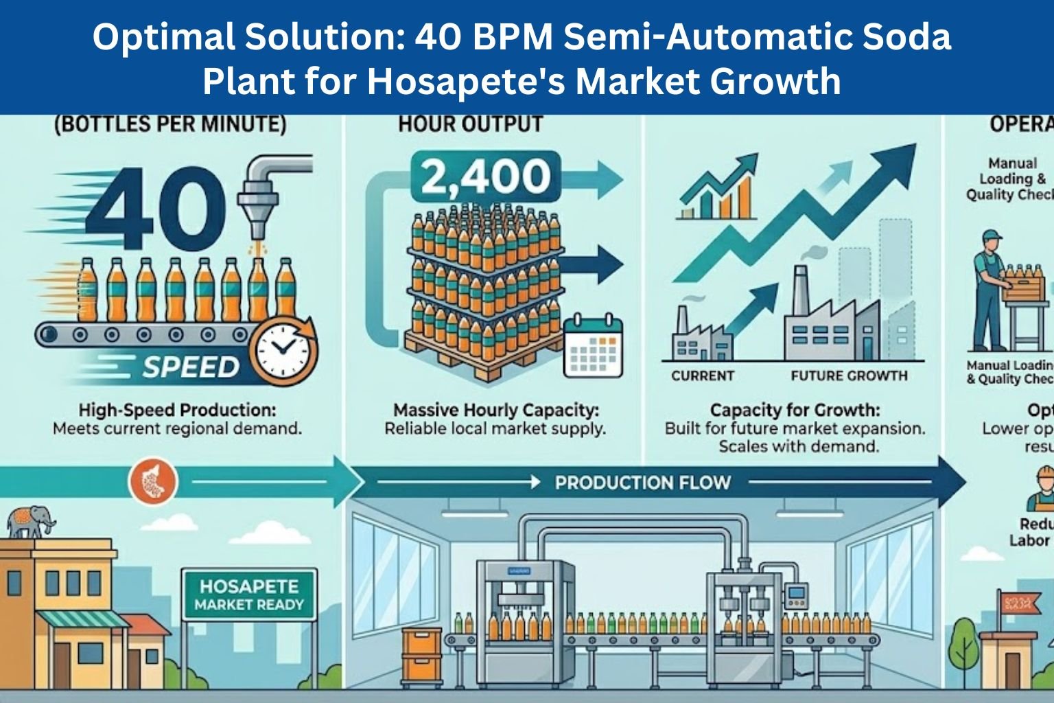 Optimal Solution 40 BPM Semi-Automatic Soda Plant Hosapete Market Growth