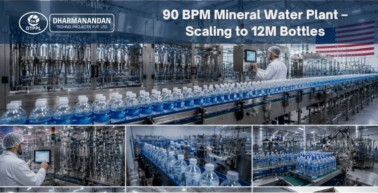 90 BPM Mineral Water Plant Supplier in USA