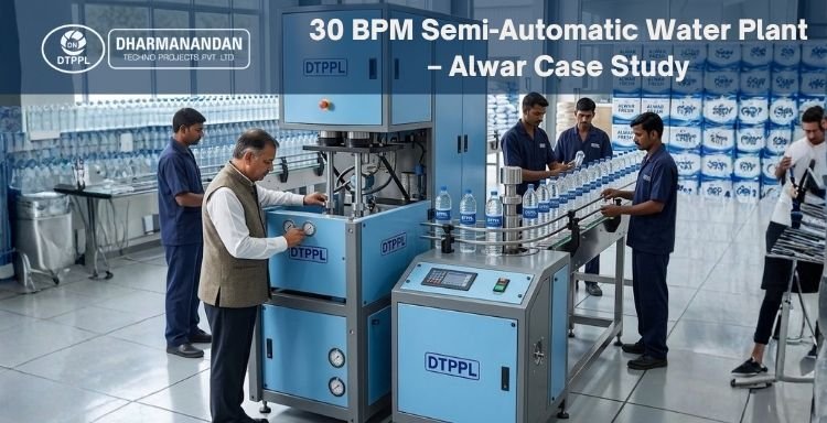 30 BPM Semi Automatic Mineral Water Plant in Rajasthan