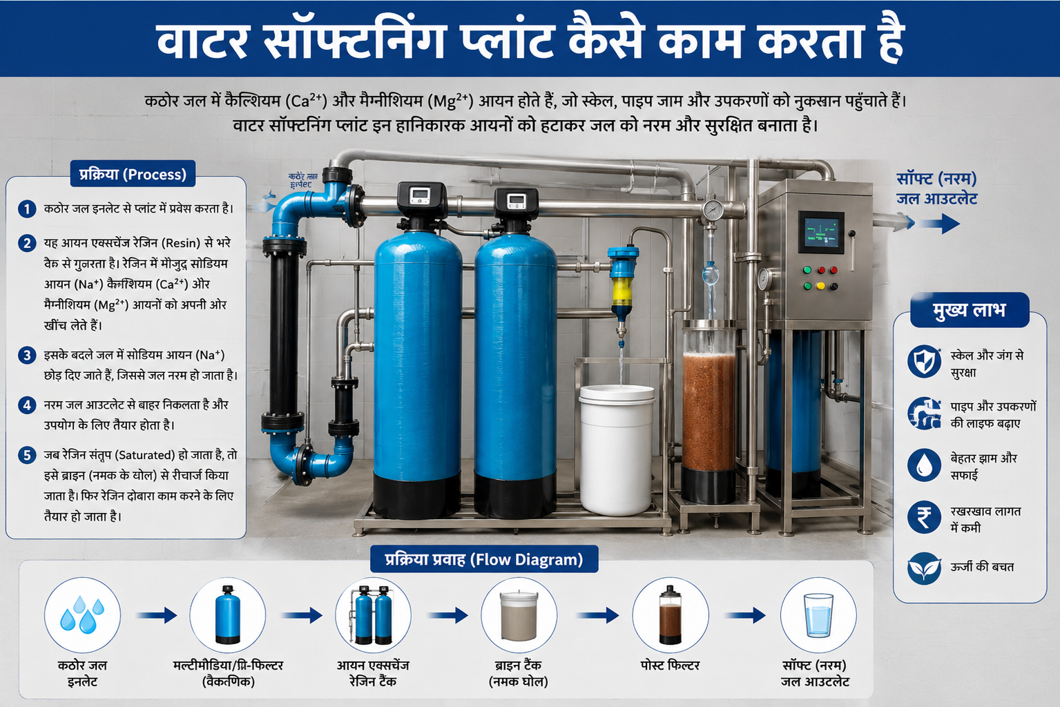 How-Water-Softening-Plant-Works