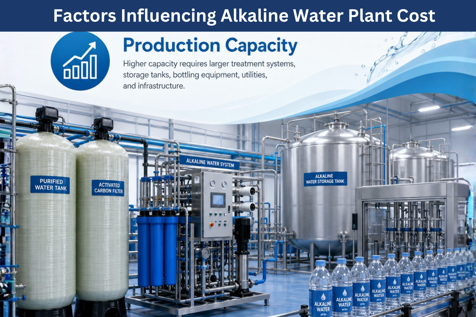 Factors Influencing Alkaline Water Plant Cost