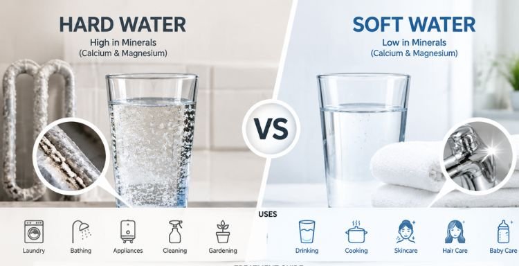 Hard Water Soft Water Differences Examples
