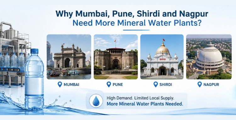 Why Mumbai, Pune, Shirdi and Nagpur Need More Mineral Water Plants?