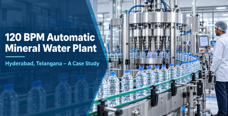 120 BPM Automatic Mineral Water Plant in Hyderabad, Telangana – A Case Study