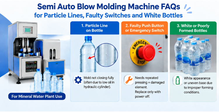 Semi Auto Blow Molding Machine Troubleshooting FAQs on Common Faults & Fixes