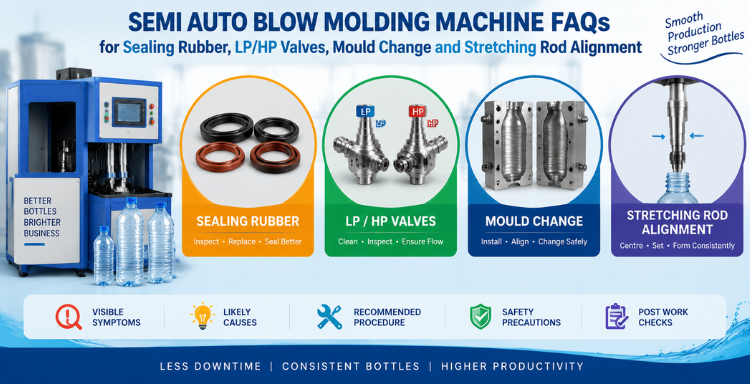 Semi Auto Blow Molding Machine Maintenance & Mould Change Guide