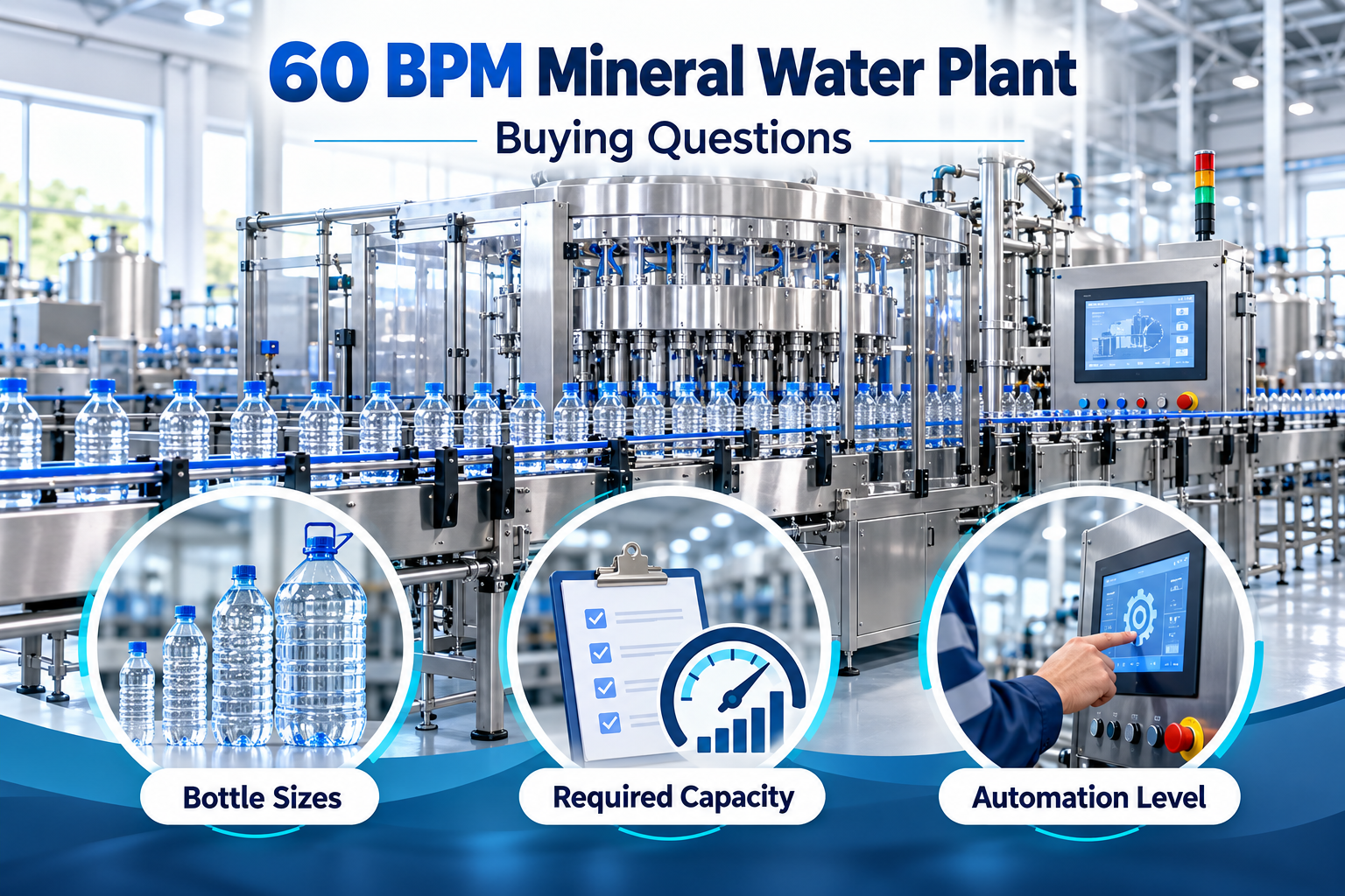 60BPM Mineral Water Plant Suppliers