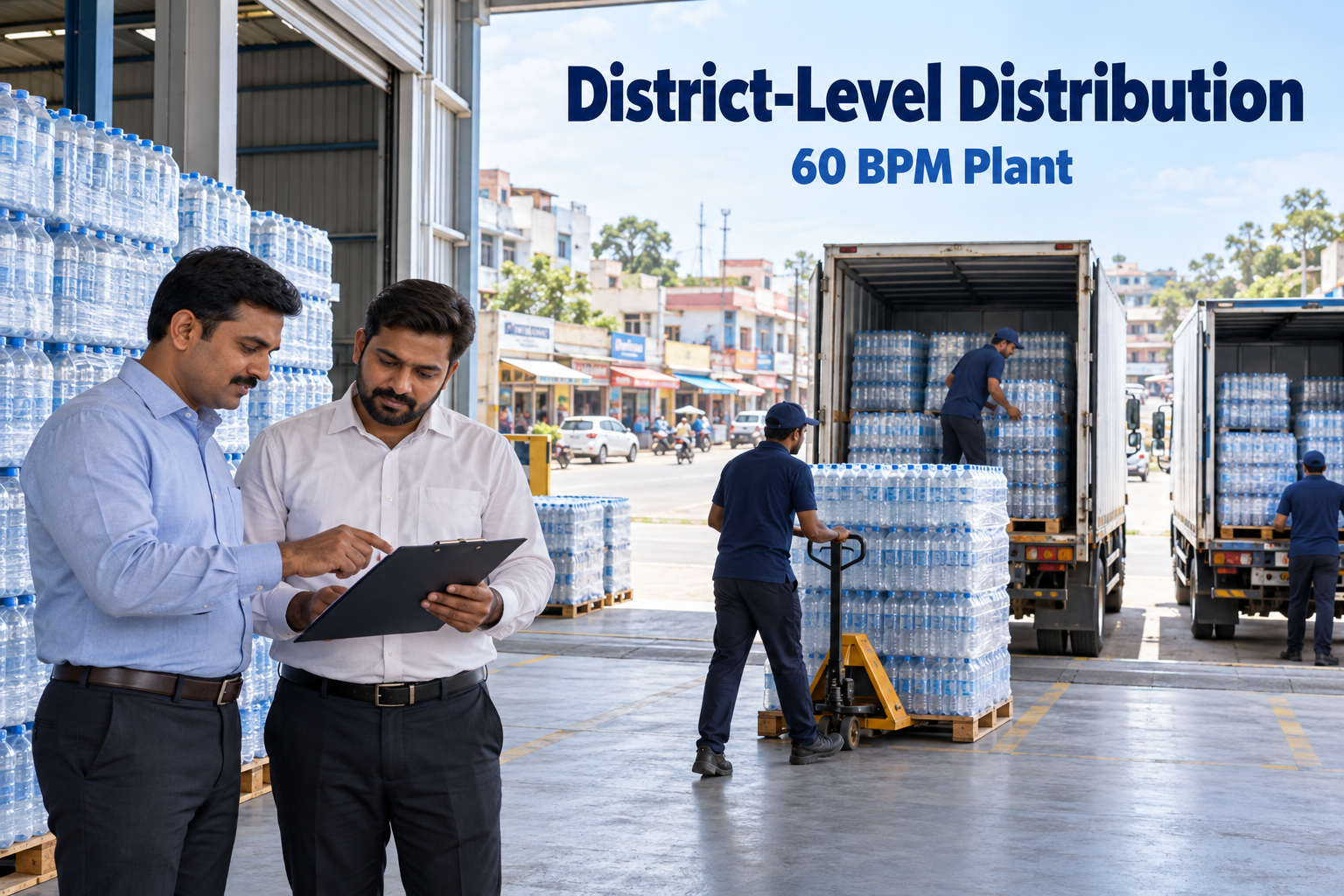 60 BPM Mineral Water Plant for District-Level Growth