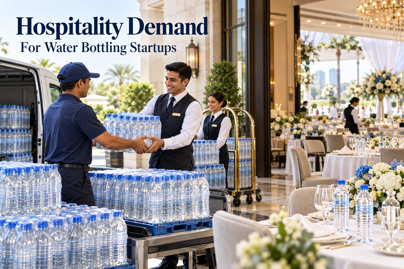 Hospitality Demand For Water Bottling Startups