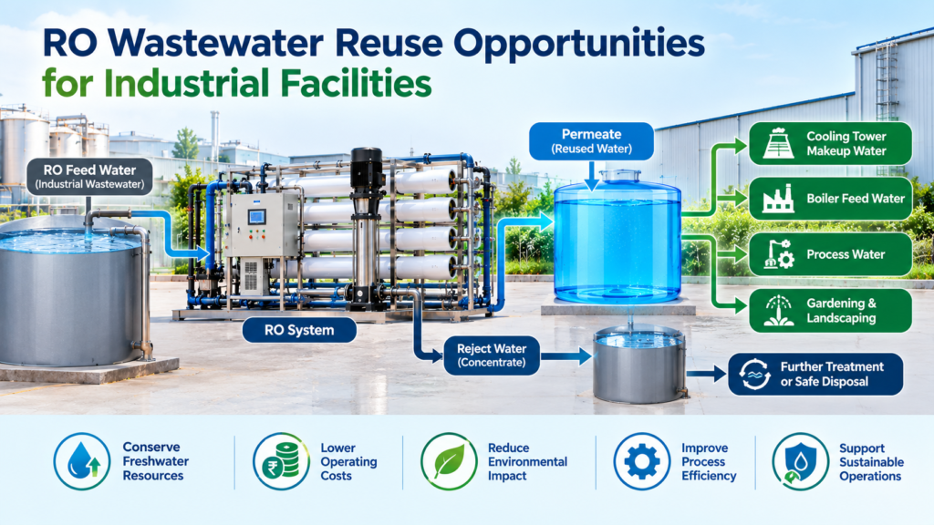 Industrial RO Wastewater Reuse Opportunities for Industrial Facilities