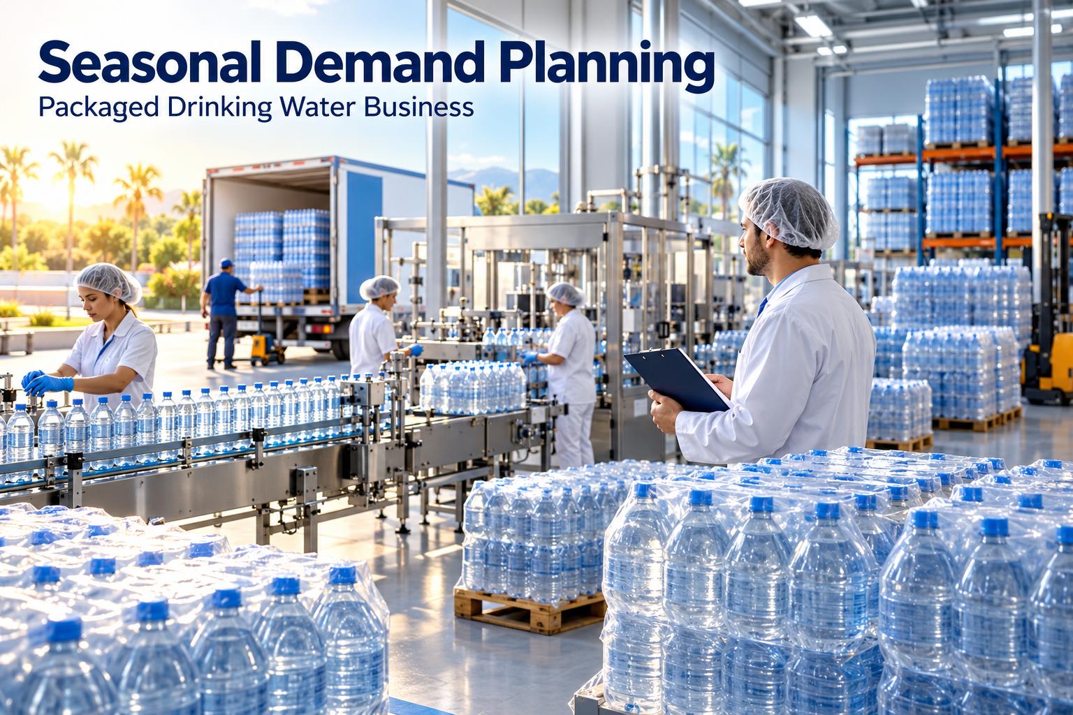 Seasonal Demand Planning Packaged Drinking Water Business